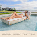 Lux Inflatable Chaise Pool Lounger with Sunbrella® Fabric