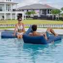 Lux Inflatable Chaise Pool Lounger with Sunbrella® Fabric