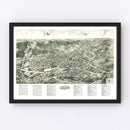 Vintage Map of Monroe, New York 1922