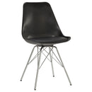 Padded Dining Chair (Set of 2) - Black by HouseOfZazla