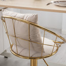 Unique Design Bar Chair, 360 Degree Rotation, Adjustable Height, Suitable For Dining Room And Bar by HouseOfZazla