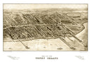 Vintage Map of Coney Island, New York 1906
