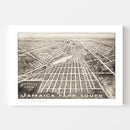 Vintage Map of Jamaica, New York 1908