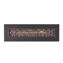 Modern Dark Grey 40' Outdoor Iron Propane Fire Pit