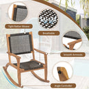 Go 2 Pieces Patio Rocking Chair Set by HouseOfZazla