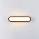 GobekUsa Contemporary LED Sconce Vanity Light for Bedroom - Oval Elongated Acrylic Fixture