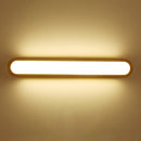 GobekUsa Contemporary LED Sconce Vanity Light for Bedroom - Oval Elongated Acrylic Fixture