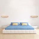 GobekUsa Nordic-Style Wood Wall Sconce with LED Bedside Lighting