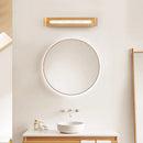 GobekUsa Nordic-Style Wood Wall Sconce with LED Bedside Lighting