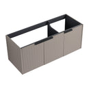 Contemporary Wall Mounted Bathroom Vanity With Soft Close Doors by HouseOfZazla