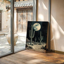 Desert Moonlight – Southwestern Nightscape Wall Art by Kooly