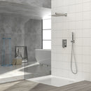 Dual Shower Head 10" Wall Mounted Square Shower System by HouseOfZazla