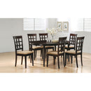 Lattice Back Dining Chair (Set of 2) - Brown by HouseOfZazla