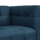 Contemporary Mid-Century Charm 3 Seater Sofa With Button Tufted Waffle Stitching by HouseOfZazla
