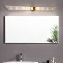 GobekUsa Modern Gold LED Vanity Sconce Light for Bathroom - Acrylic Geometric Wall Lighting Idea