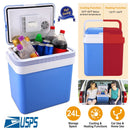 24L Portable Car Cooler 12V Car Refrigerator Travel Cooling Warmer Fridge Box Home Use