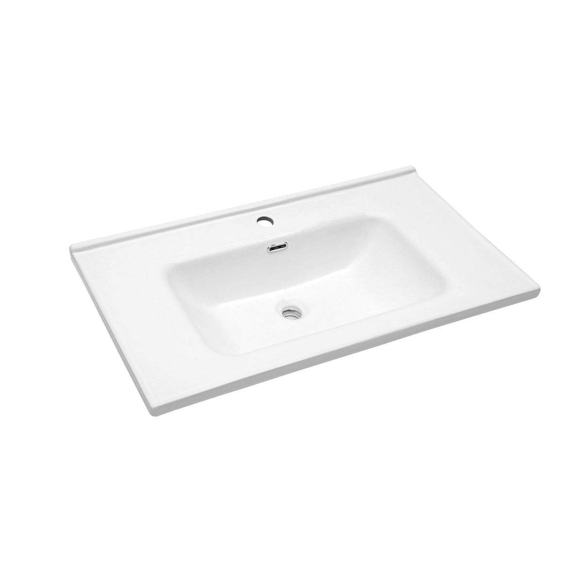 Modern Rectangular Vanity Top With Overflow For Bathroom, photo 2 of 19