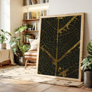 Gilded Leaf Veins