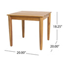 Acacia Wood Outdoor Set: 2 Club Chairs + Rustic Slat Side Table
