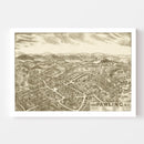 Vintage Map of Pawling, New York 1909