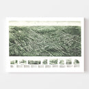 Vintage Map of Pearl River, New York 1924