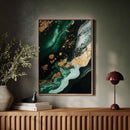 Emerald Rush with Gilded Horizon