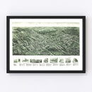 Vintage Map of Pearl River, New York 1924