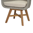 Outdoor Dining Arm Chair with Cushion, Set of 2