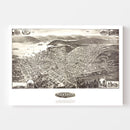 Vintage Map of Peekskill, New York 1911