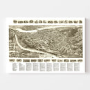 Vintage Map of Port Jervis, New York 1920