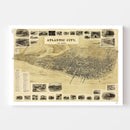 Vintage Map of Atlantic City, New Jersey 1900