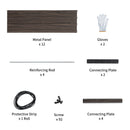 Woodgrain Aesthetic & Metal Strength: 8x4x2FT Galvanized Raised Garden Bed Kit by HouseOfZazla