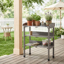 Outdoor Potting Table, 3 Tier Workbench by HouseOfZazla