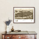 Vintage Map of Atlantic City, New Jersey 1909
