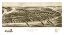 Vintage Map of Atlantic City, New Jersey 1909