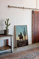 Rider and Saguaro at Dusk