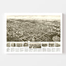 Vintage Map of Egg Harbor City, New Jersey 1924