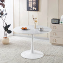 Mid-Century Tulip Dining Table With Round Top by HouseOfZazla
