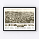 Vintage Map of Egg Harbor City, New Jersey 1924