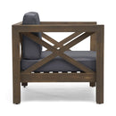 Brava Mid-Century Modern Club Chair with Water Resistant Cushions by HouseOfZazla
