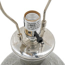 Hand-Finished Mercury Glass Table Lamp