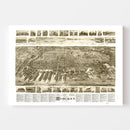 Vintage Map of Hoboken, New Jersey 1903