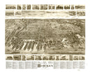 Vintage Map of Hoboken, New Jersey 1903