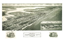 Vintage Map of Margate City, New Jersey 1925