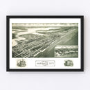 Vintage Map of Margate City, New Jersey 1925