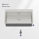 33 Inch Topmount Sink - Stainless Steel Kitchen Sink