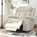 Power Lift Recliner Chair With Extended Footrest, Remote Control, Cup Holders, And Side Pockets by HouseOfZazla