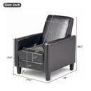 Upholstered Push Back Recliner Chair For Living Room by HouseOfZazla