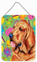 Bloodhound Easter Eggtravaganza Aluminium Metal Wall or Door Hanging Prints