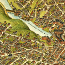 Vintage Map of Bangor, Maine 1875